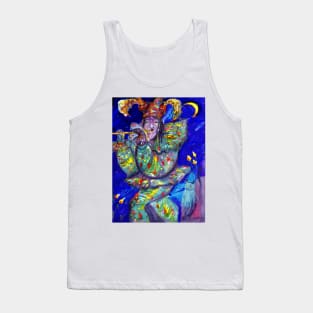 FLUTIST IN BLUE / Venetian Carnival Night Tank Top